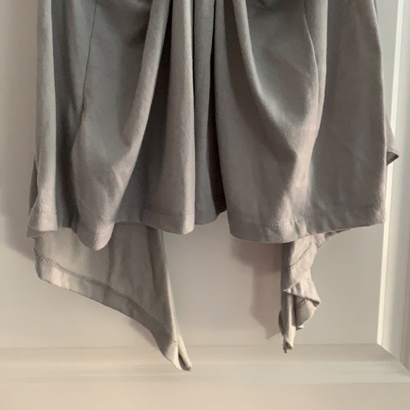 Sleeveless Cardigan In Light Grey | Size: S - Picture 5 of 6